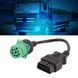 Переходник Autocom TCS 16pin - J1939 9 pin MALE (GREEN Type) Cummins Diesel Truck Deutsch 7315 фото 6