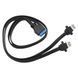 Удлинитель USB 3.1 Gen1 3.0 (2 ports) Type A (Female) IDC 20 Pin SuperSpeed кабель extender Motherboard Adapte 7592 фото 4