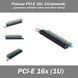 Райзер PCI-E 16x 1U(прямой) удлинитель extender video card miner mining 7521 фото 1