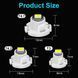 T3 Led Canbus (3030 SMD) Жовтий автомобільний світлодіод, (1 шт) світлодіод панель приладів підсвічування 7441 фото 4