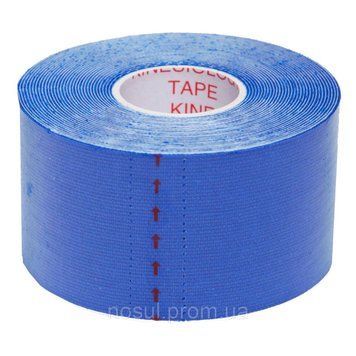 Кинезио тейп BLUE синий Kinesio tape 5м снимает боль в мышцах и суставах новый метод лечения эластичный бинт 4511 фото
