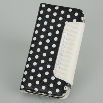 IPhone 5G Чехол блокнот Polka Dot Combo горошек 2531 фото