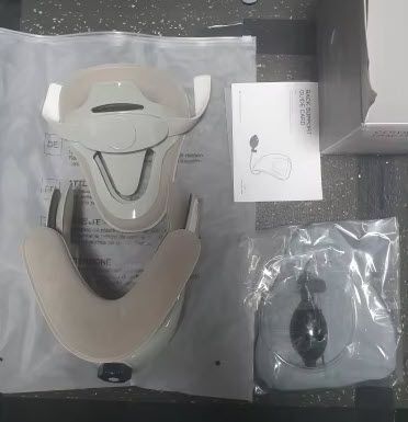 E-03 Cervical Traction Device Бандаж корсет комір для шийного відділу з фіксацією підборіддя Air sac Adjusta 8007 фото