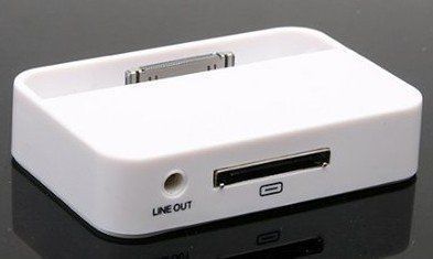 Док-станція біла для iPhone 4G 4S, підставка, заряджання 844 фото