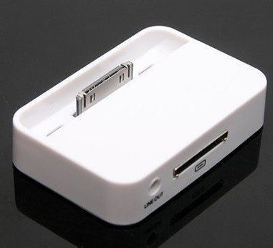 Док-станція біла для iPhone 4G 4S, підставка, заряджання 844 фото