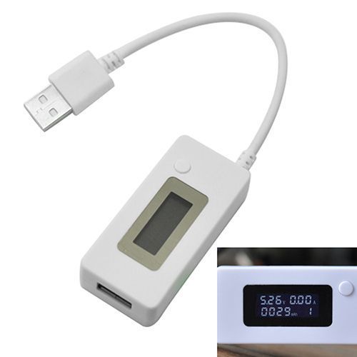 USB тестер струму, напруги kcx 017 micro USB LCD ваметр енергометр споживання струму 3507 фото
