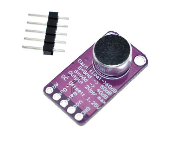 MAX9814 Microphone AGC модуль мікрофон Ардуїно 6444 фото