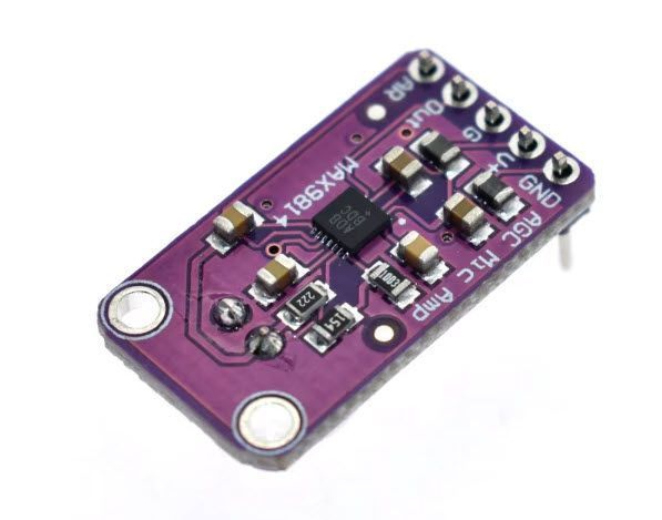 MAX9814 Microphone AGC модуль мікрофон Ардуїно 6444 фото
