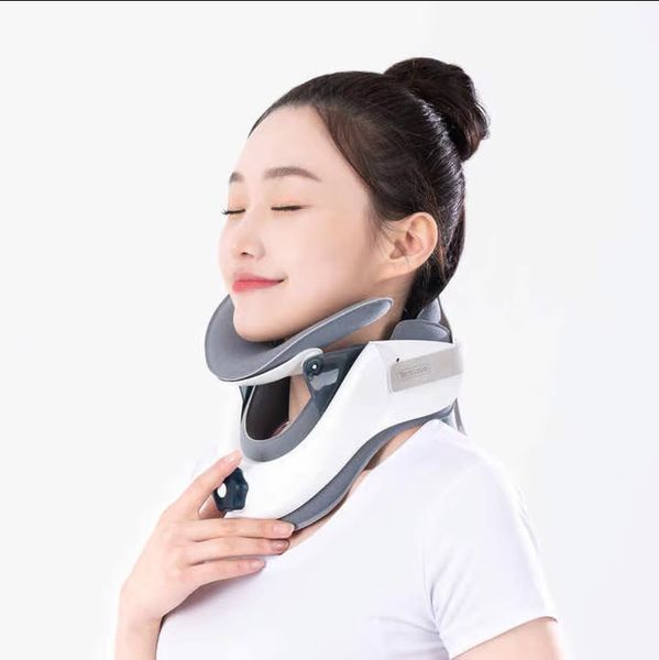 E-03 Cervical Traction Device Бандаж корсет комір для шийного відділу з фіксацією підборіддя Air sac Adjusta 8007 фото