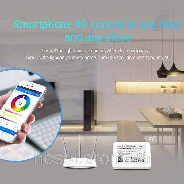 Шлюз Miboxer WL-Box1 Mi Light Wi-Fi 2.4 ГГц голосовое управление Android / iOS 6506 фото