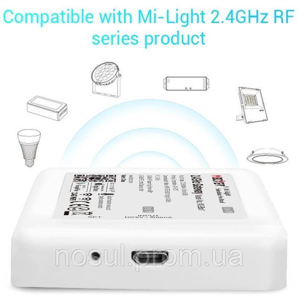 Шлюз Miboxer WL-Box1 Mi Light Wi-Fi 2.4 ГГц голосовое управление Android / iOS 6506 фото