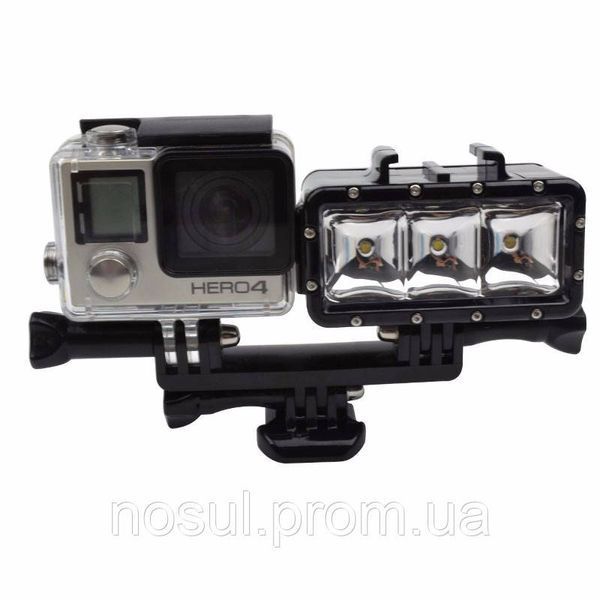 Подвійне кріплення Dual mount, кронштейн подвійний для екшн камер 4042 фото