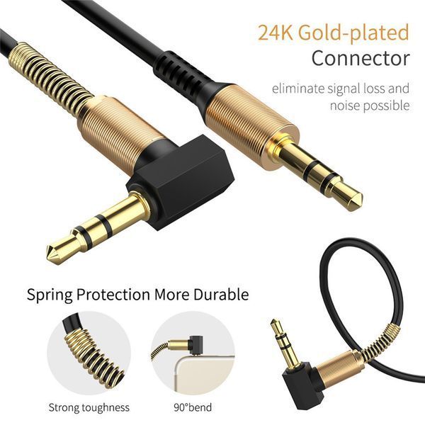 Кабель 3.5 мм (папа)- 3.5 мм (папа) stereo пружина спираль 3 pin stereo спиральная навивка удлинитель AUX cabl 6382 фото