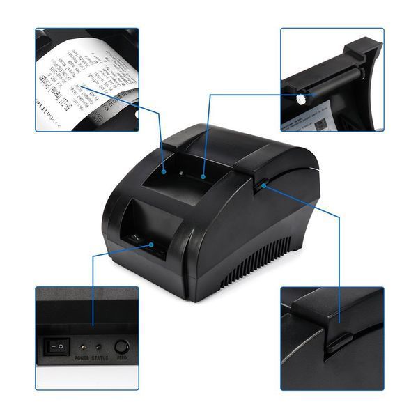 NETUM NT-1809DD 58mm Bluetooth ФОП ПРРО портативный блютуз термо принтер переносной съемный АКБ печать с телеф 5916 фото