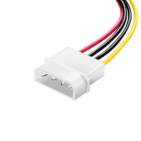 Переходник Molex IDE (4 pin) - SATA power (15 pin female мама) для подключения HDD SDD Кабель SATA Gembird ада 1162 фото