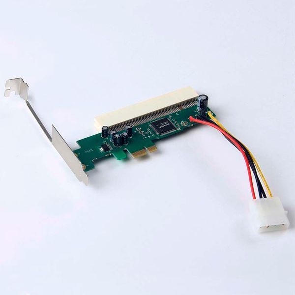 Переходник райзер PCI-E - PCI на ASM1083 с питанием Molex 4 pin 3723 фото