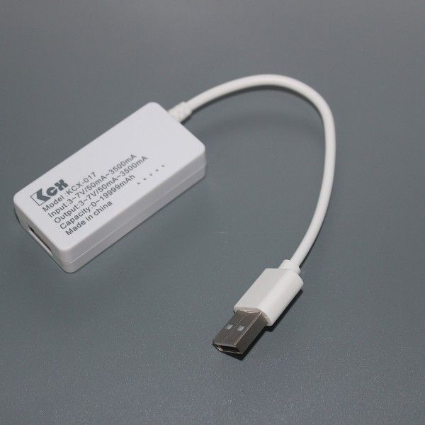 USB тестер струму, напруги kcx 017 micro USB LCD ваметр енергометр споживання струму 3507 фото