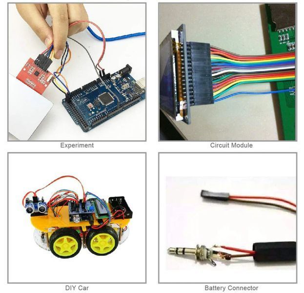 Кабель-перемычка Dupont папа-мама (40 см) line Arduino Дюпон линия 2590-11 фото