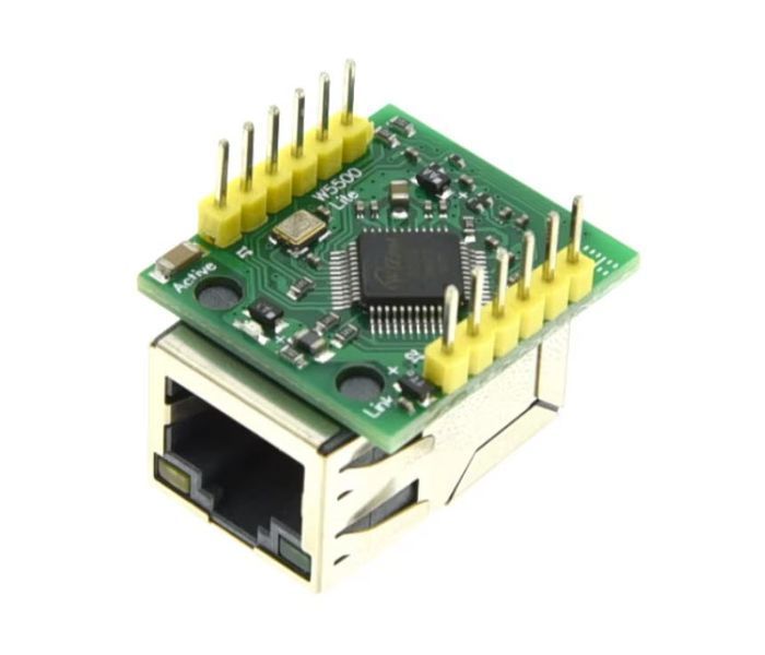 HW-884 cетевой&nbsp;модуль USR-ES1 (W5100/W5200) SPI интерфейс, аппаратный TCP/IP стек Ethernet Module SPI Interface Ethernet Module 7890 фото