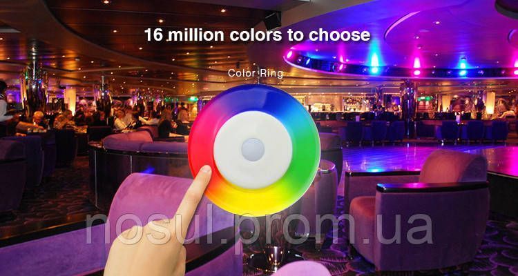 MiLight FUT096 сенсорний пульт ДК Mi-light RGB/RGBW 2.4G Touch 4-зонний 5359 фото