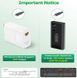 PD 100W 20V 5A (Type-C, GaN) DC5521 5.5*2.1 мм (Acer, Lenovo, ASUS, Toshiba) с LED дисплеем (параметры питания) переходник адаптер для зарядного устройства коннектор для БП угловой 7057-2 фото 8