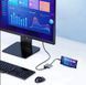 3-в-1 USB-C PD HDMI Hub 4K FullHD 1080i виведення відео з телефону на ТБ/монітор HDMI-сумісний розгалужувач ЮЗБ 3.0 док-станція дл 8193 фото 5