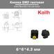 Kailh DC12V 50mA Mute кнопка SMD тактова 6*6*4.3 мм (Yellow) Mute Button Silent Switch Wireless Mouse 7815-3 фото 1