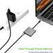 3-в-1 USB-C PD HDMI Hub 4K FullHD 1080i виведення відео з телефону на ТБ/монітор HDMI-сумісний розгалужувач ЮЗБ 3.0 док-станція дл 8193 фото 6