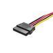 Переходник Molex IDE (4 pin) - SATA power (15 pin female мама) для подключения HDD SDD Кабель SATA Gembird ада 1162 фото 2