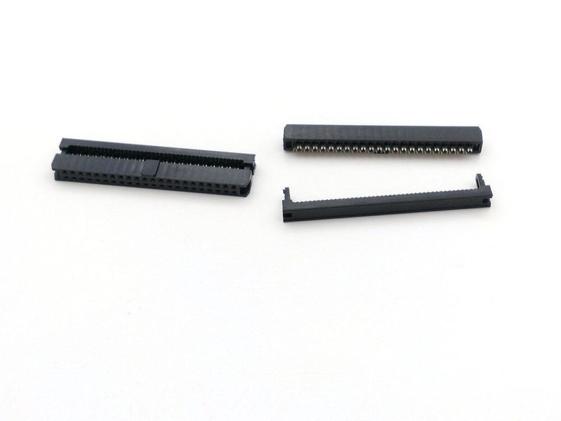FC-44P 2.0mm Коннектор разъем штекер IDE 44 pin (2*22 pin) female (мама) шаг 2,0 мм IDC socket FC connector 5715 фото