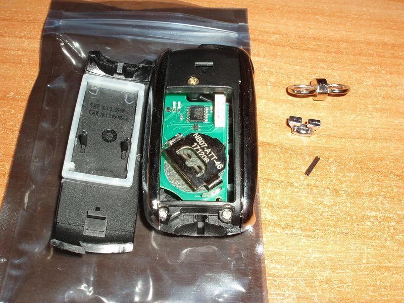 Пульт ДК ЦЗ авто Keydiy ключ NB07 (NB-ATT-46) ID46 3 кнопки тиснення заготівка для програматора KD900, KD 4617 фото