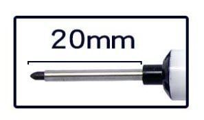 GN906 Long NIB Marker 20 мм (колір: БІЛИЙ) маркер водонепроникний із довгим наконечником для глибоких отворів (20 мм) для металу Водонепроникний маркер для нанесення розміток у важкодоступних місцях, як-от глибокі отвори та вузькі заглиблення.&nbsp; Завдяки по 8100-2 фото