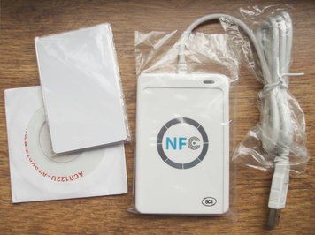 NFC Считыватель бесконтактных карт меток MIFARE ACR122U-А9, ридер 5104 фото