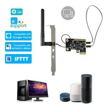 EWeLink SANT-SUC01 (Sonoff) Mini PCI-e WiFi плата управления удаленной перезагрузки включения выключения ПК 5644 фото