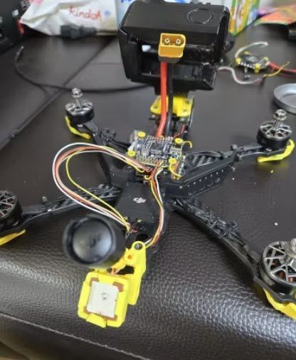 Кабель (15 см) для підключення DJI O3 Air Unit (Caddx Vista) 6 pin JST до польотних контролерів Flight Controller Direct F4&nbsp;F7 FC  8194 фото