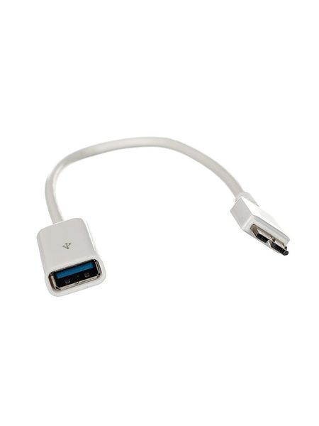 Перехідник Micro USB 3.0 (type B, male) - OTG (USB A, female) InterStep (Samsung S5 Galaxy Note 3 N9000) 3018 фото