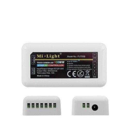 FUT039 Mi-light RGB+CCT 5-канальний мультиколір контролер керування LED-стрічками 12-24 В 6514 фото