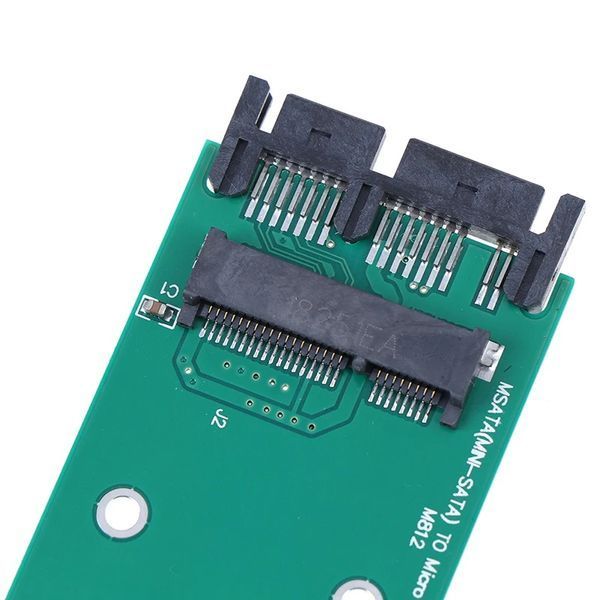 M812 HP EliteBook переходник micro SATA (1.8" HDD) - mSATA SSD (mini PCIe 52 pin) замена диска переход на ССД 2826 фото