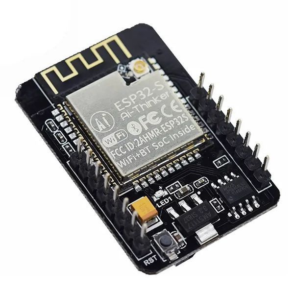 ESP32-CAM модуль (чип ESP-32S) WiFi + Bluetooth BT (блютуз) плата разработчика под установку камеры IPEX конне 7351 фото