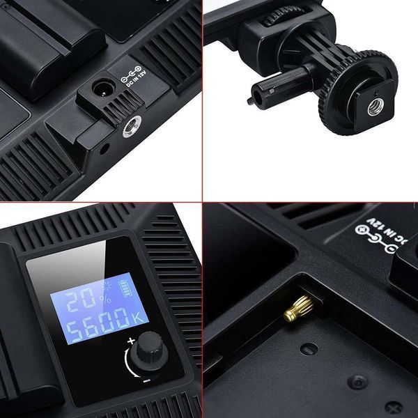 Накамерный свет Viltrox L116T bicolor, видеосвет для фотоаппарата и видеокамеры, LED осветитель светодиодный 4929 фото