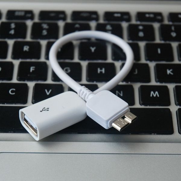 Перехідник Micro USB 3.0 (type B, male) - OTG (USB A, female) InterStep (Samsung S5 Galaxy Note 3 N9000) 3018 фото