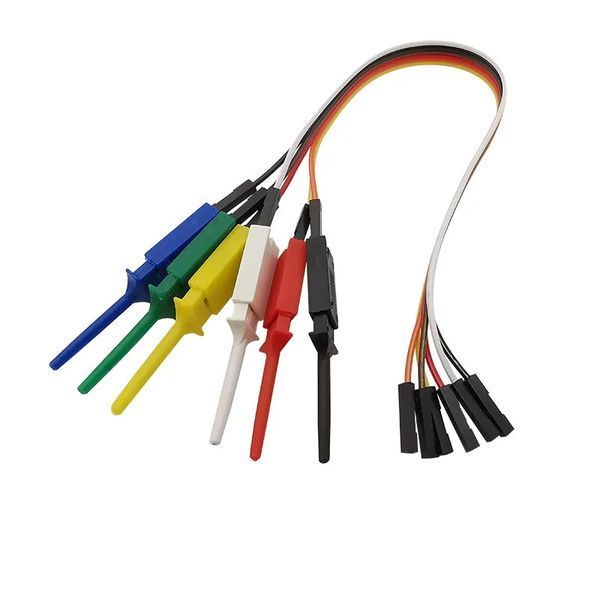 Тестова кліпса для логічного аналізатора 1 шт (Female head "мама") Jumper wire Clip Test Hook Clips Logic Analyzer (Female head "ма") Jumper wire Clip Test Hook Clips Logic Analyzer&nbsp; 3571 фото