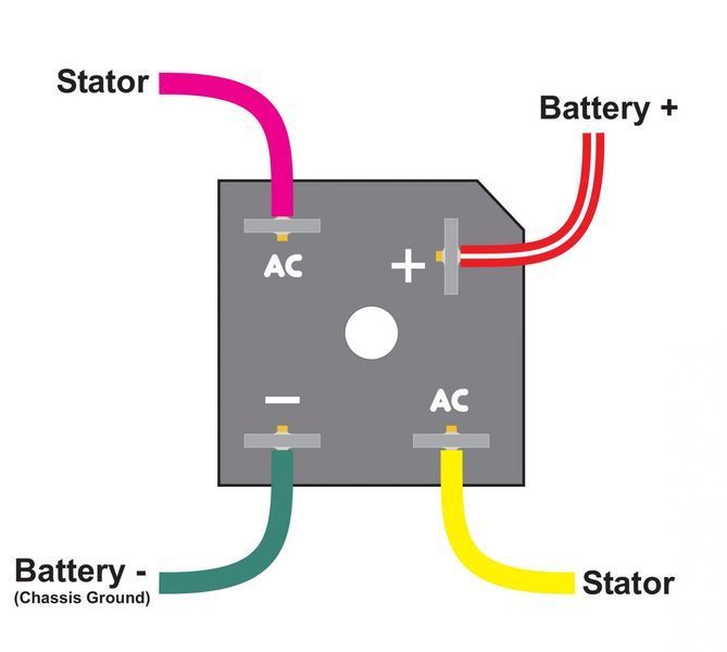 KBPC5010 (50A 1000V) мост диодный Diode Bridge Rectifier преобразователь переменного тока в постоянный 7774 фото