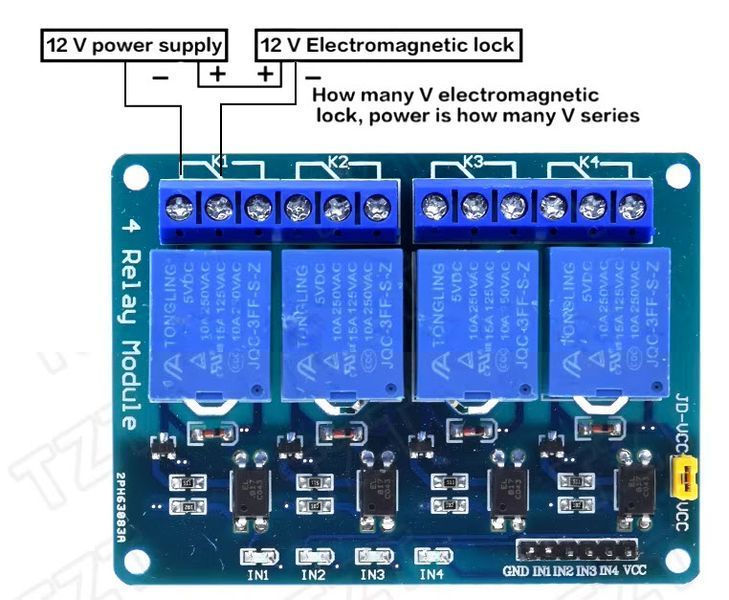 HW-316А 5V 4-ch модуль реле 4х-канальный для Arduino Relay опторазвязка микроконтроллер PIC AVR DSP ARM Ардуин 2016 фото
