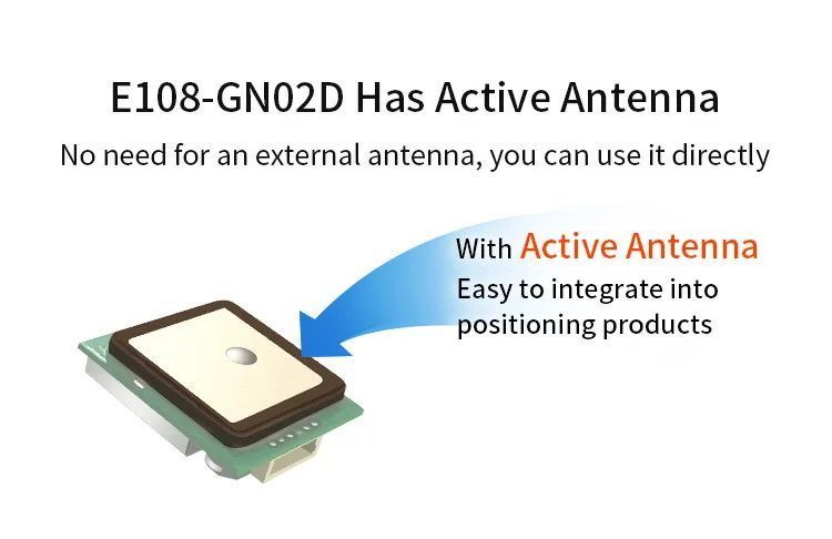 Модуль мульти EBYTE E108-GN02D UART (BDS GPS GLONASS GALILEO QZSS SBAS 10Hz) міні трекер для сигналізації СТАРЛАЙН навігація супут 7805 фото