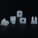 Кліпса-тримач (Hyundai Kia 14913-05010 Acura Honda) кріпильна прямокутна під саморіз (біла) діаметр відв 6451 фото 4