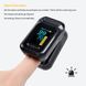 Пульсометр SH-C8 0LED пульсоксиметр CE ISO Blood Oxygen (чорний у кейсі) Monitor Heartbeat Monitor 5532 фото 7