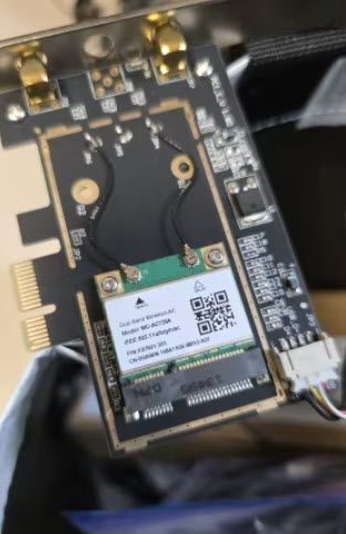 Мережева карта MC-AC7265 Mini PCI-E Wi-fi 802.11 ас (2.4 ГГц/5 ГГц) Bluetooth 4.2 бездротовий адаптер модуль для ноутбука та ПК 8279 фото