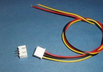JST XH 3 pin 2S (шаг 2.54 мм) разъем папа+мама кабель 15 см (iMAX B6 7.4v LiPo для балансировки Turnigy Accuc 3341 фото
