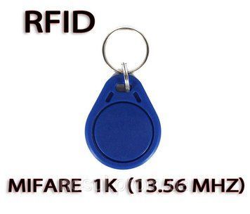 Tecsar NFC таблетка СИНІЙ брелок RFID 13.56 mhz Mifare 1k 13.56 MHz&nbsp;ISO14443А контроль доступ термінал домофон 5763 фото